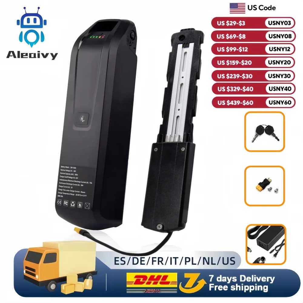 Ebike Battery 48V 20Ah Hailong - Nieuwe Hailong EBike Batterij 36V 48V