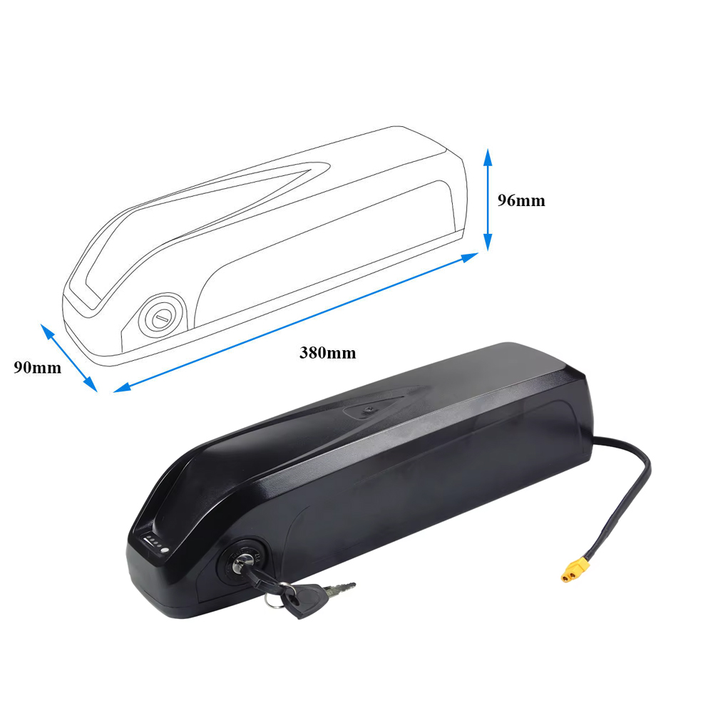 Ebike Battery 48V 20Ah Hailong - Hailong E-bike Accu Behuizing 36V 48V