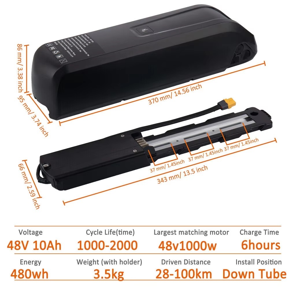 Nieuwe Hailong EBike Batterij  - Ebike Battery 48V 20Ah Hailong recensie en prijs