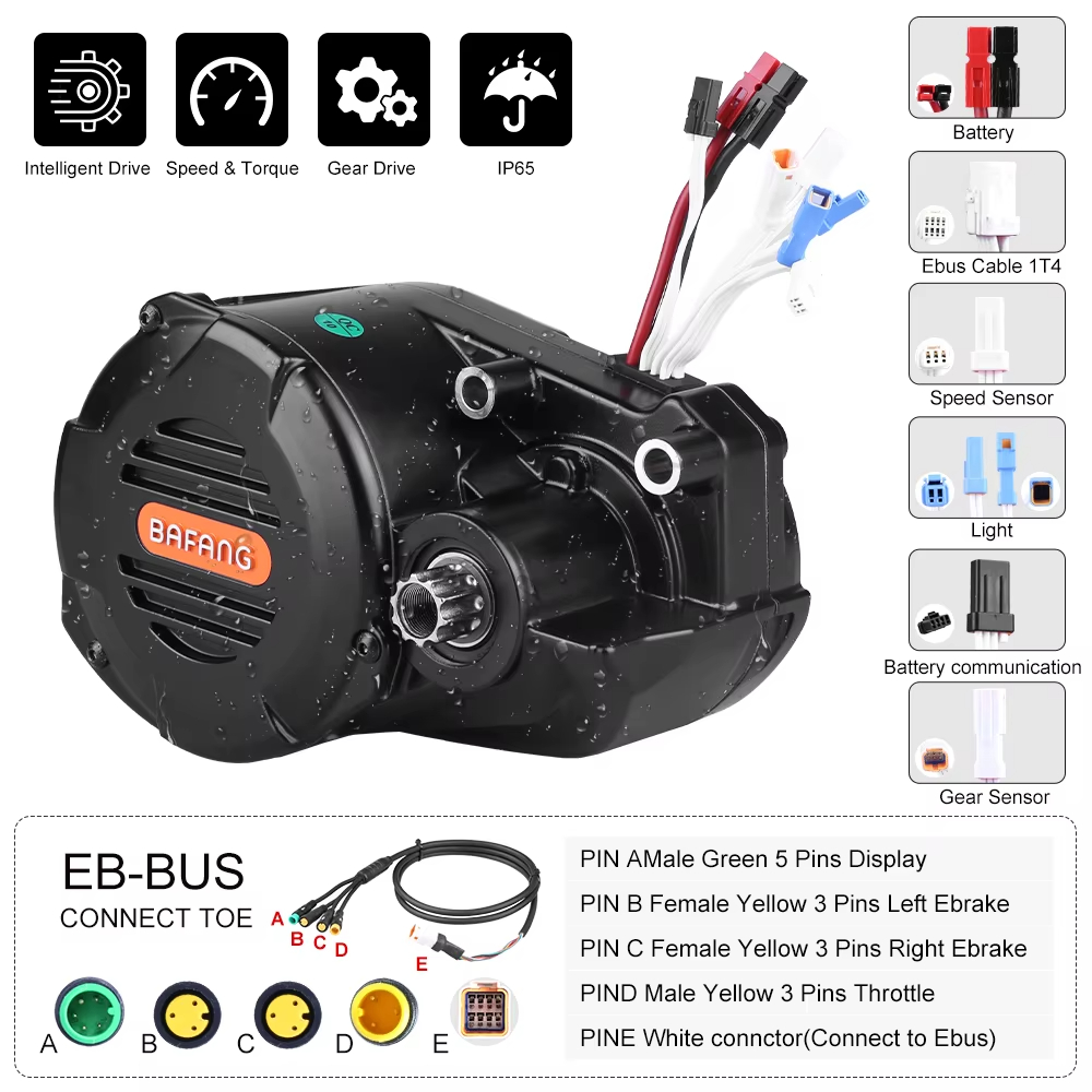 E-bike Bafang M620 G510 48/52V - Mid Drive Motor Kit 52V 1000W recensie en prijs