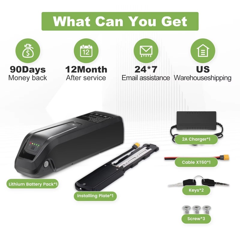 Nieuwe Hailong 48V 4PIN Lithiu - Ebike Battery 48V 20Ah Hailong recensie en prijs